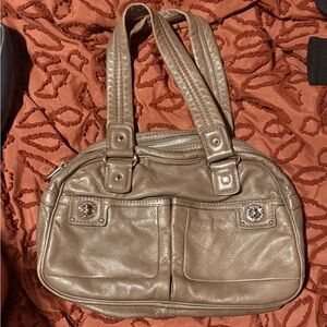 Marc By Marc Jacobs Metallic Tan Shoulder Bag